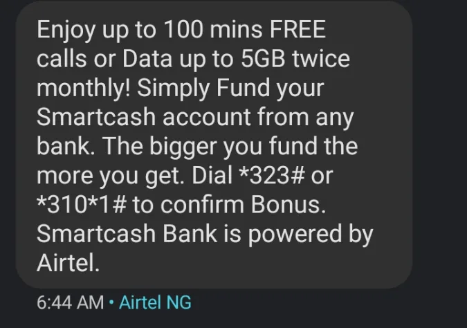 Unlocking the Airtel Smartcash Free 5GB Data Bonus: A Step-by-Step Guide 16 Smartcash bonus