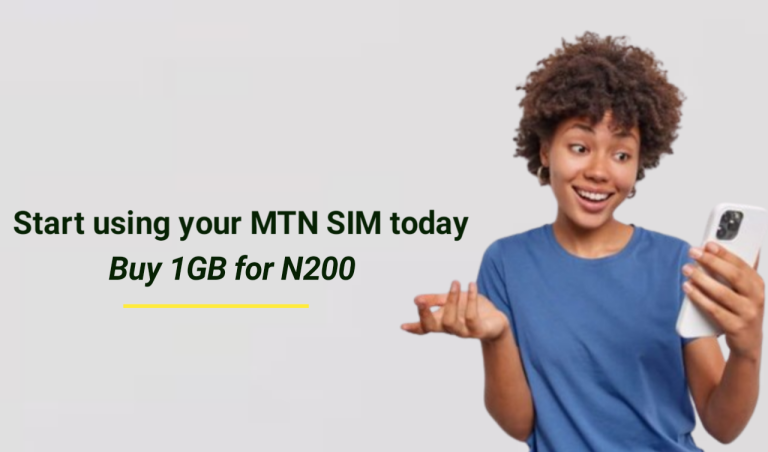 MTN 1gb for 200