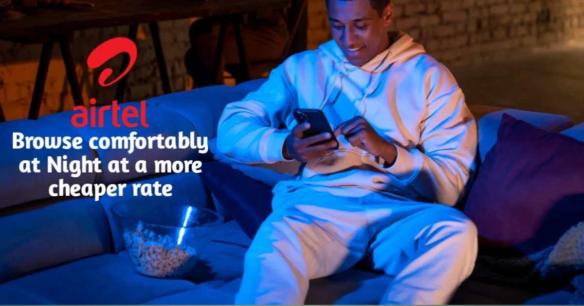 Airtel night plan. Airtel nightlife bundles