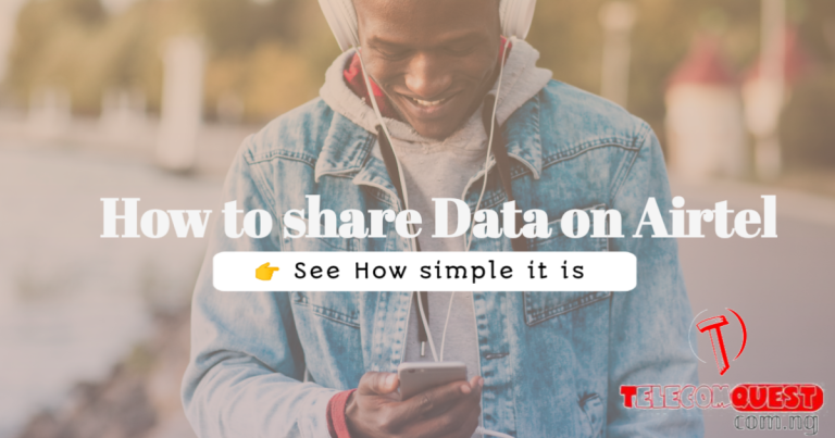 How to share data on Airtel