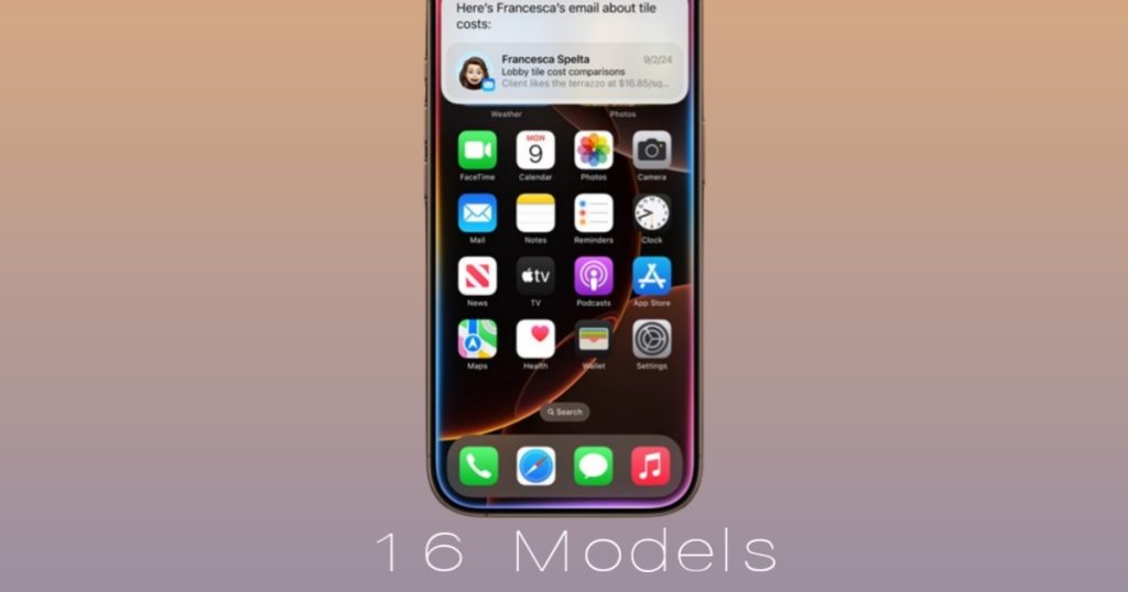 iPhone 16 models